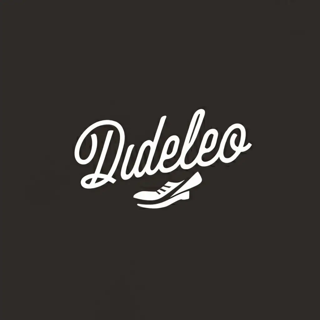 a logo design,with the text "Duceleo", main symbol:derby shoe,Minimalistic,be used in Retail industry,clear background