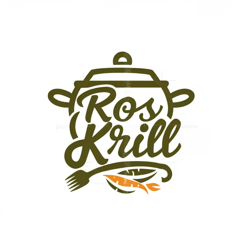 LOGO-Design-For-Ros-Krill-Authentic-Food-with-High-Quality-Ingredients