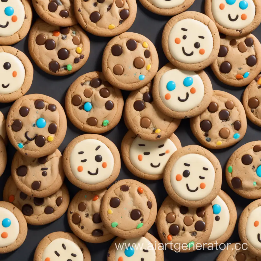 Vibrant-Living-Cookie-Art-Colorful-Cookie-Characters-in-a-Whimsical-World