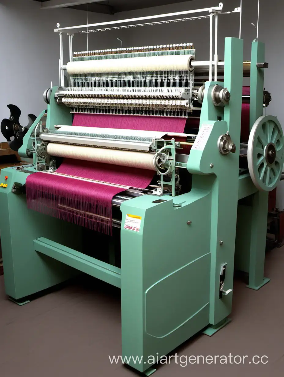 Intricate-Jacquard-Weaving-Machine-in-Operation