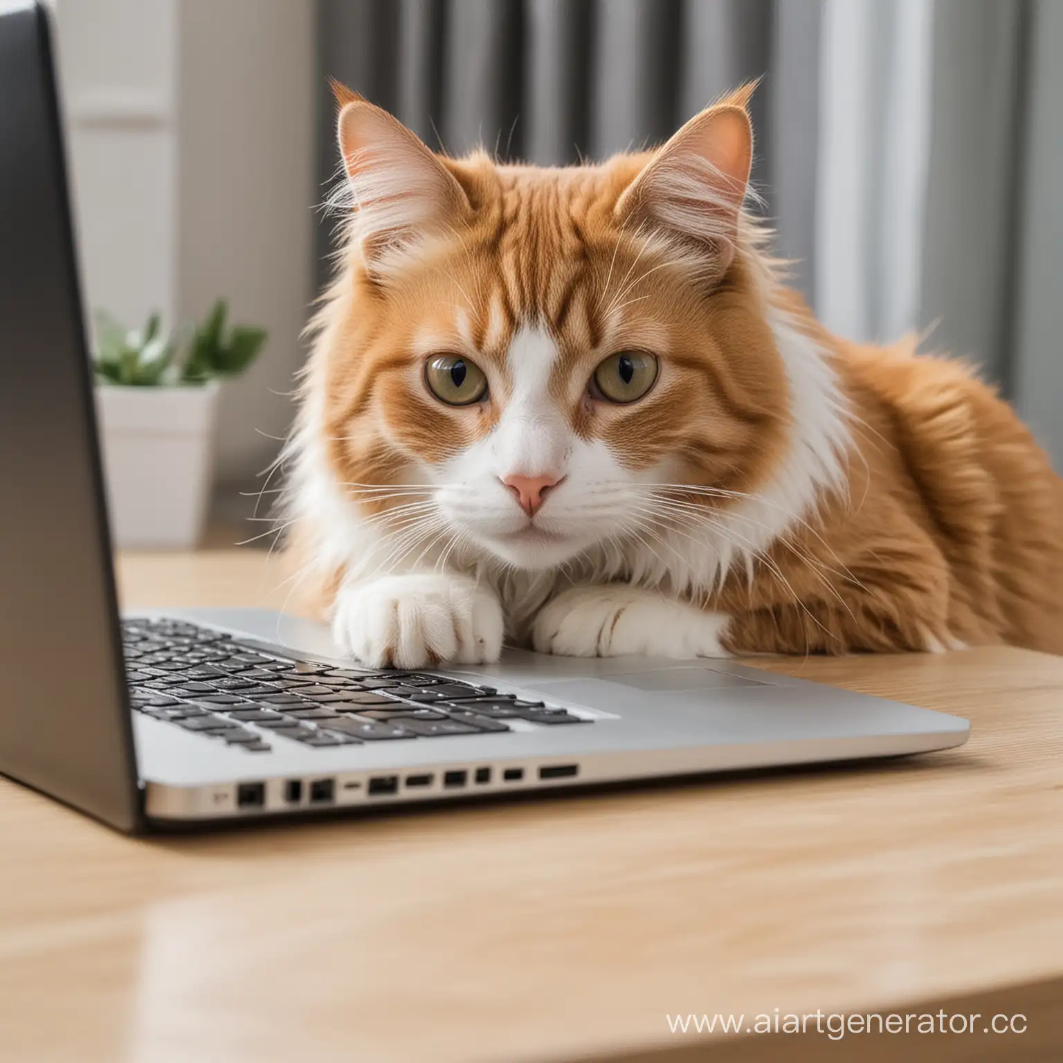 Curious-Cat-Peeking-Behind-Laptop-Screen