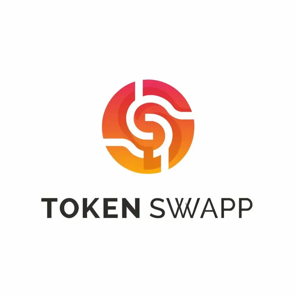 a logo design,with the text "token swapp", main symbol:coin,Moderate,be used in Technology industry,clear background