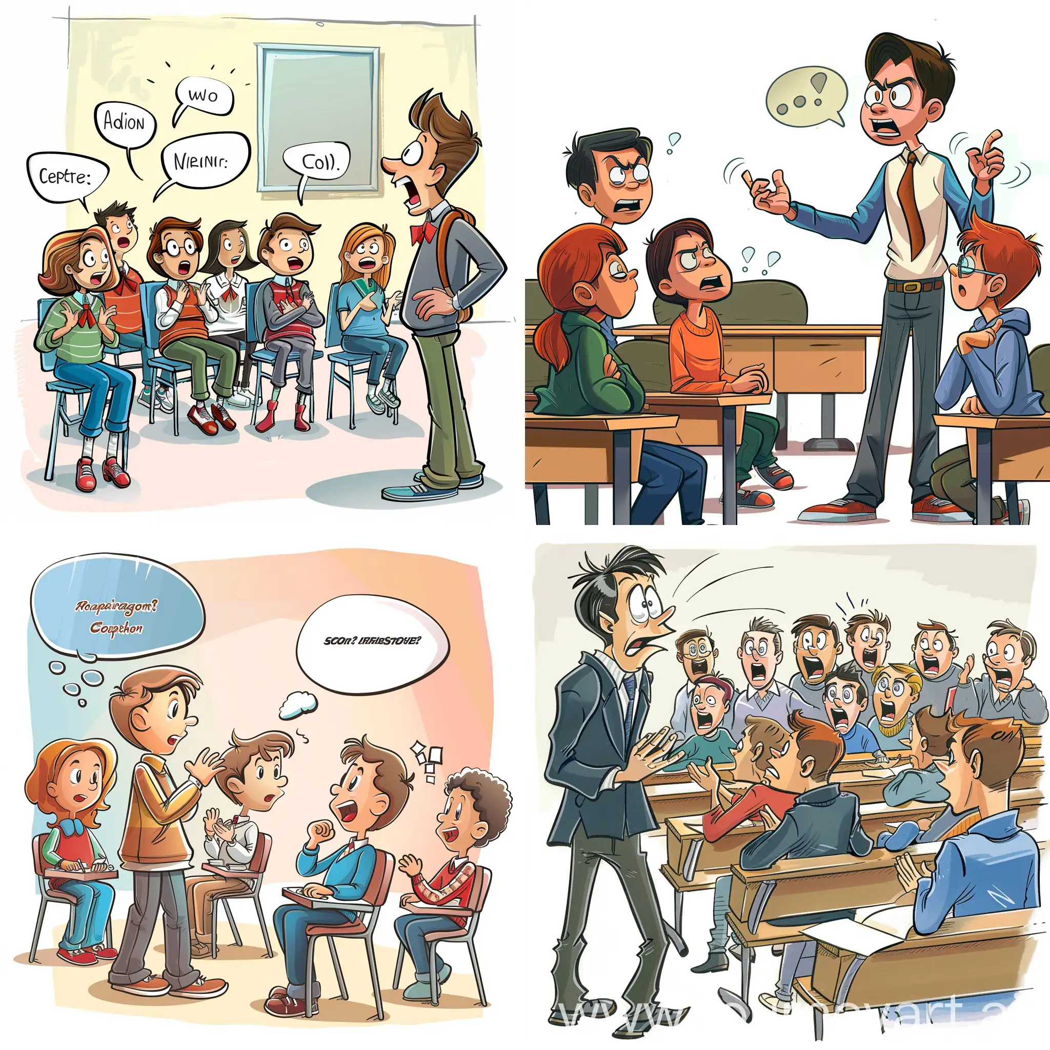 Disruptive-Students-Talking-in-Class-Cartoon