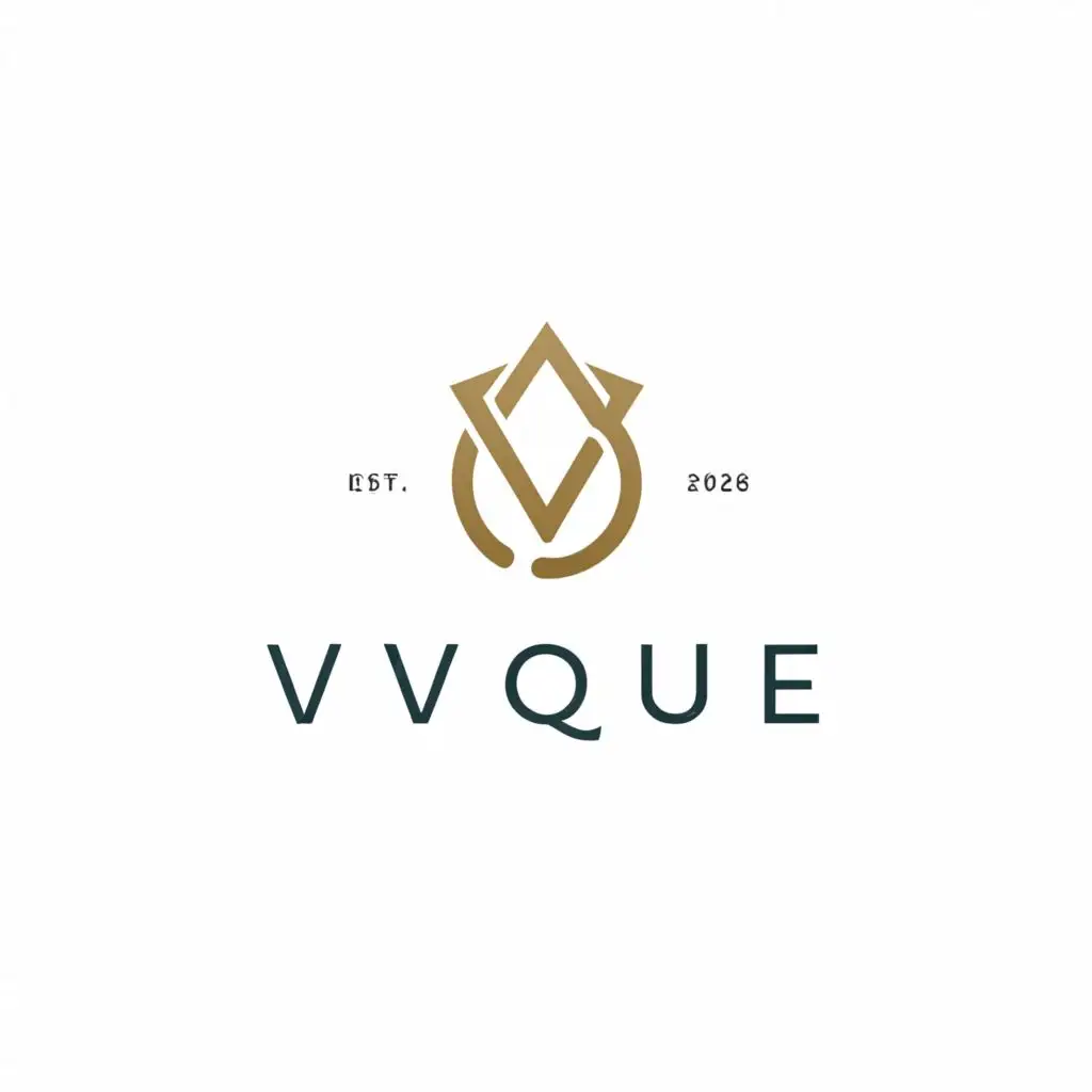 a logo design,with the text "Vivique", main symbol:jewellery,Minimalistic,clear background