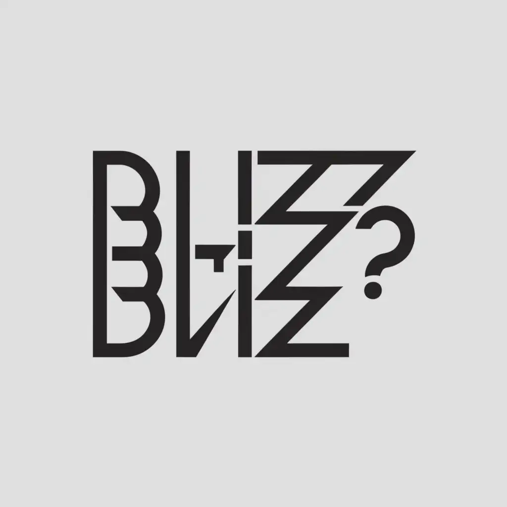 a logo design,with the text "Bl1tz?", main symbol:Anime,Сложный,be used in Другие industry,clear background