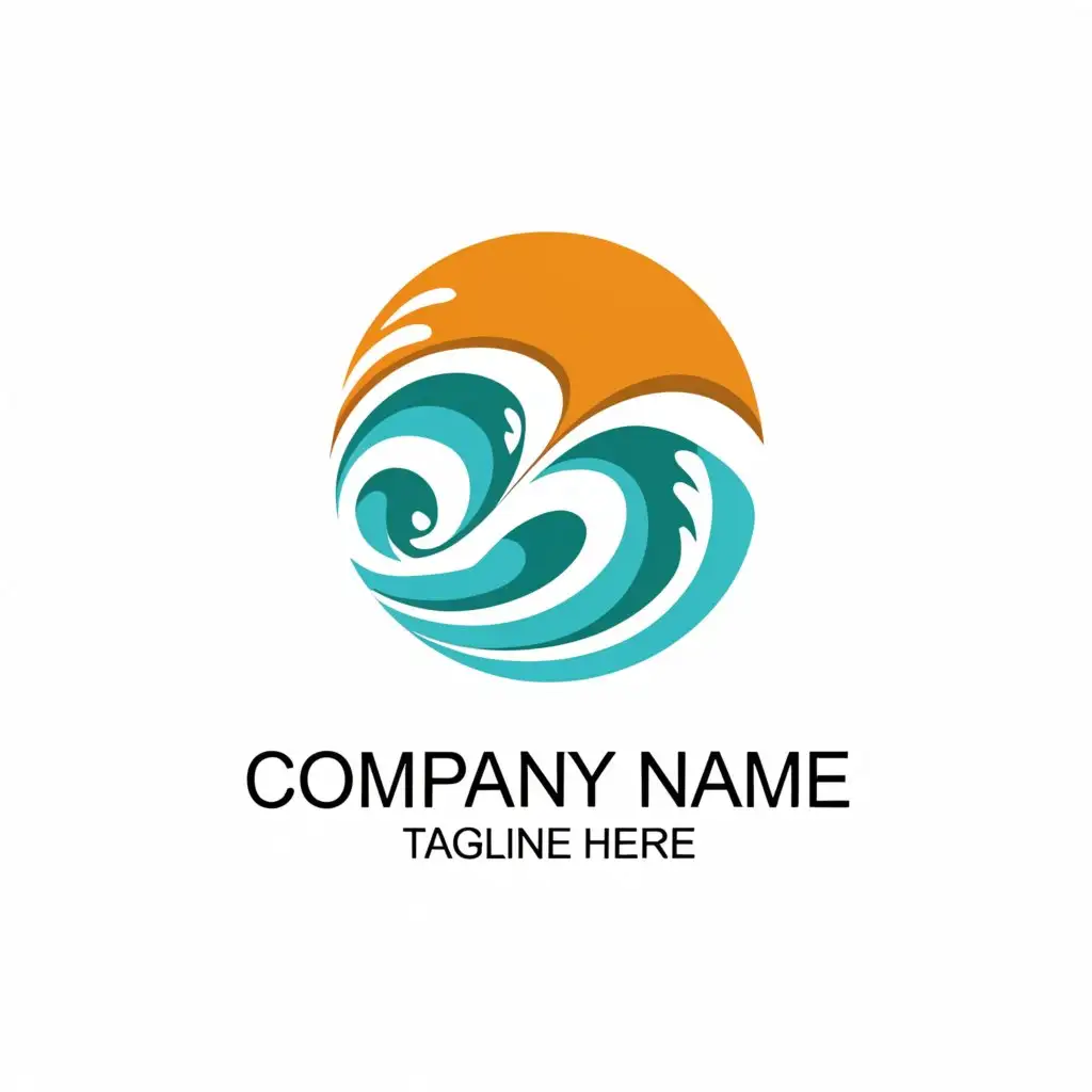 a logo design,with the text "_", main symbol:Waves silhouette, black and white logo,white background, without text,Moderate,clear background