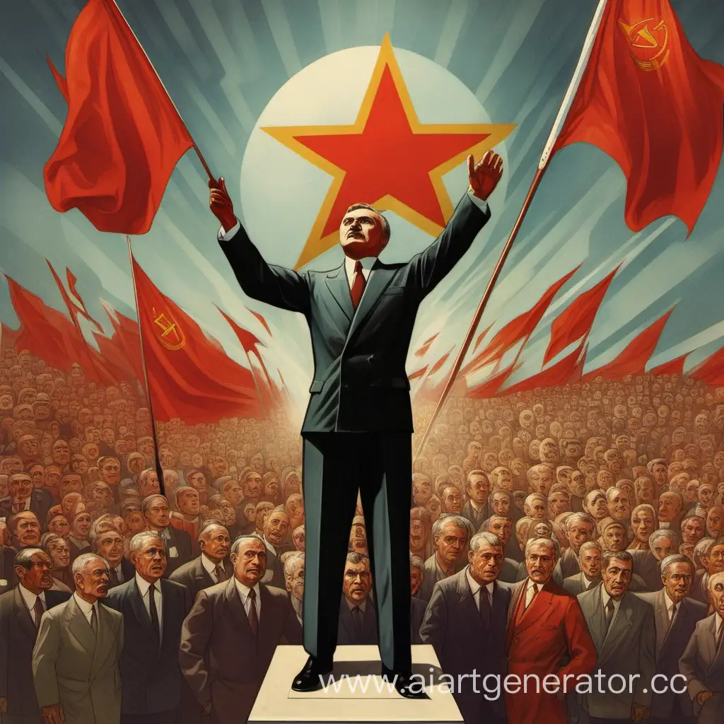 человек, который имеет власть, стоит выше всех и живёт в советском союзе 