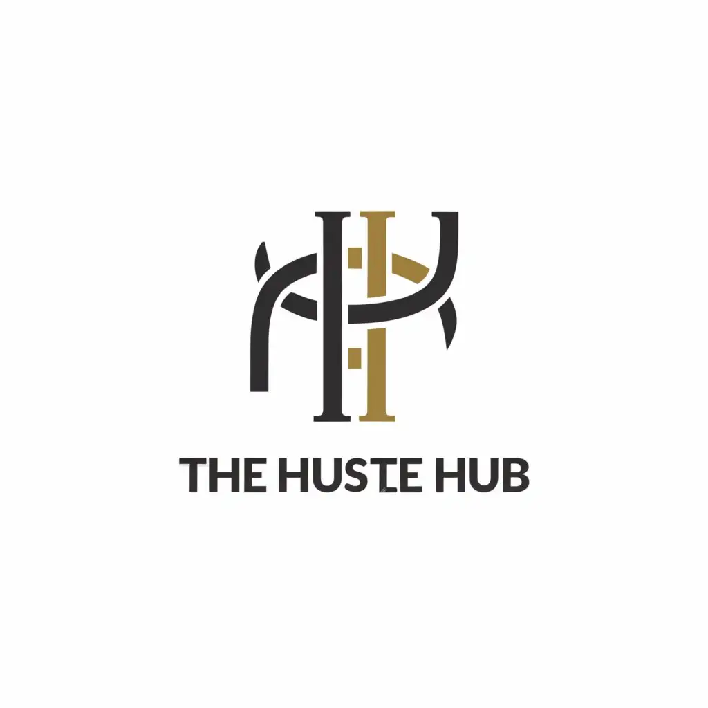 a logo design,with the text "The Hustle Hub", main symbol:T H,Moderate,be used in Finance industry,clear background