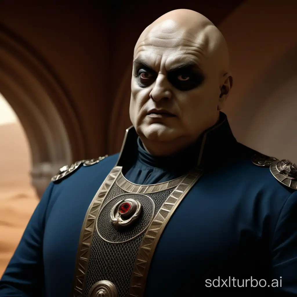Minister Alexandre de Moraes as Baron Vladimir Harkonnen from the Dune 2021 movie