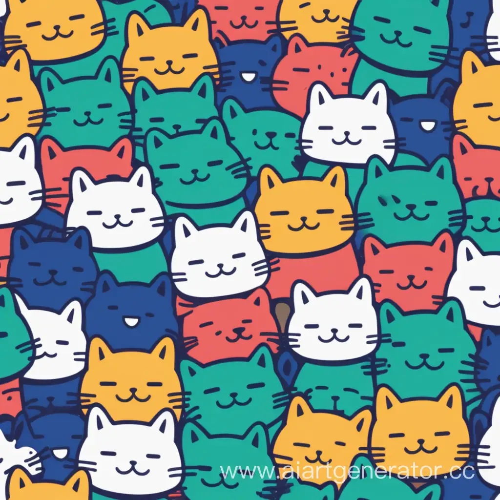 À happy cat mixte of lacoste vector t-shirt design style incroyable, bachgound emogie happy collore