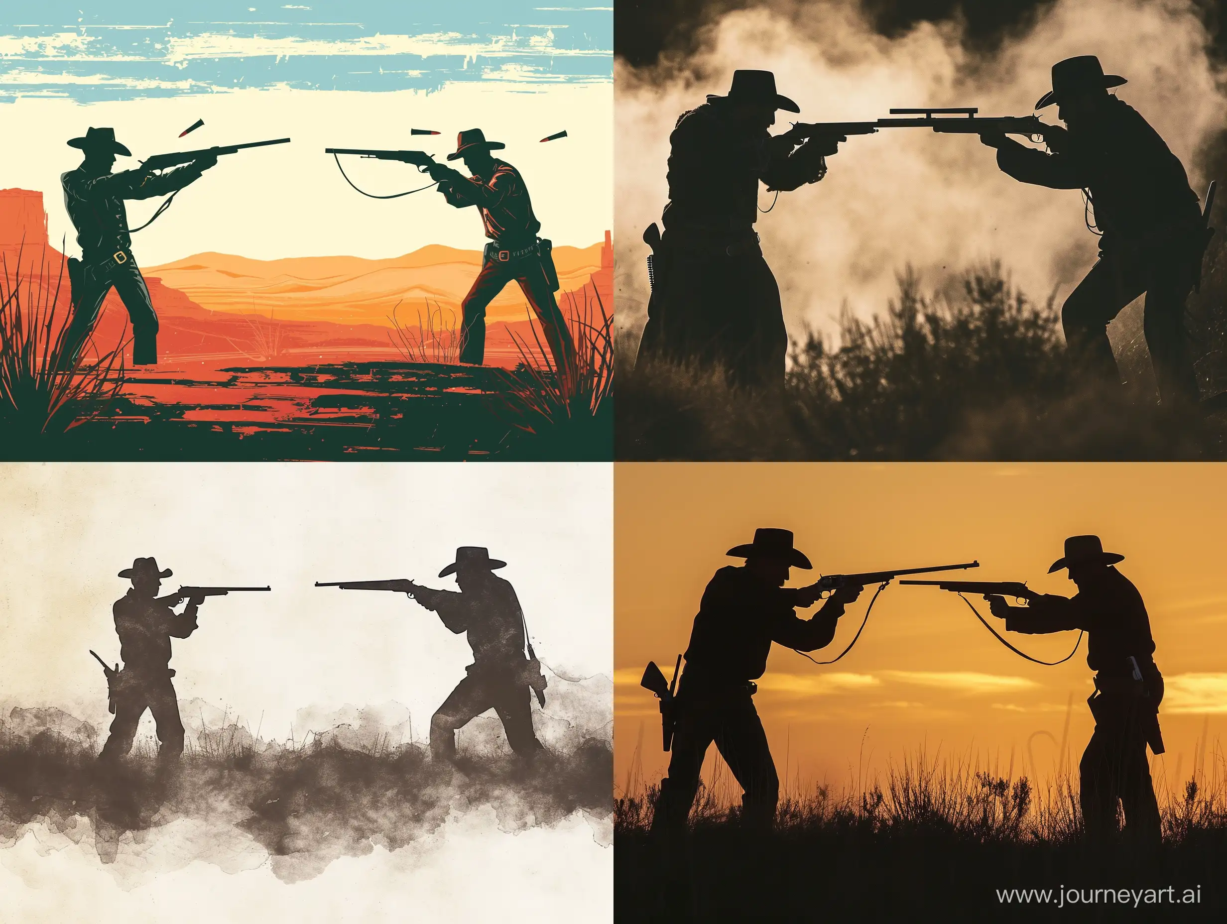 Wild-West-Duel-Two-Cowboys-Face-Off-in-Rifles-Showdown