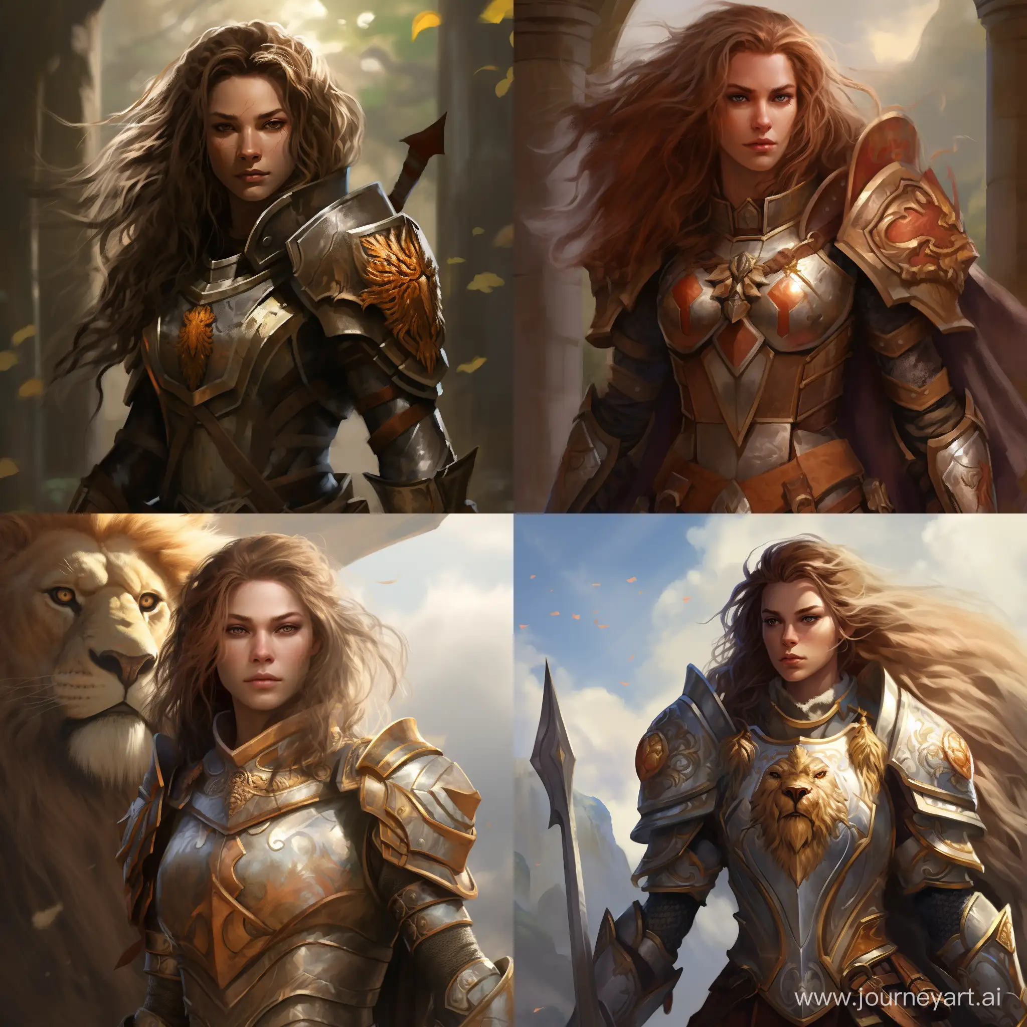 Courageous-Female-Lion-Paladin-Art