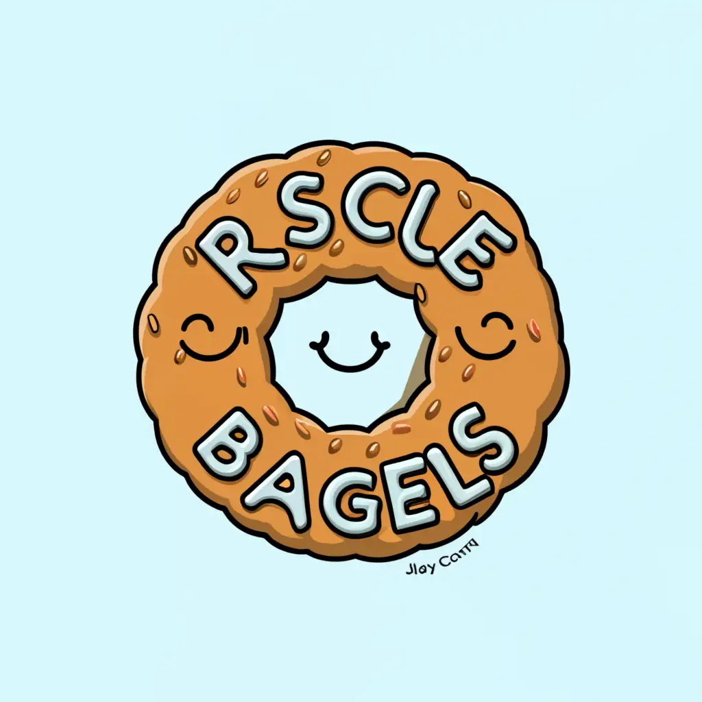 LOGO-Design-For-Rescue-Bagels-Bagelthemed-Logo-in-Optimistic-and-Trustworthy-Colors