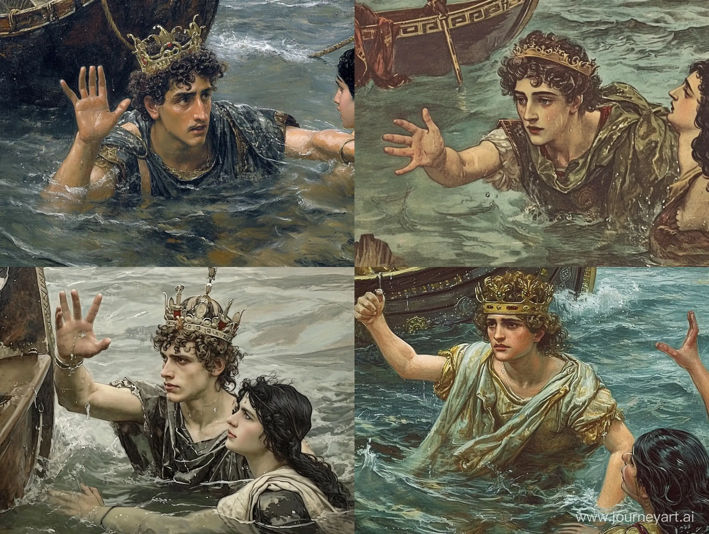 Alexander-the-Great-Struggling-in-the-Sea-with-a-Mysterious-Beauty
