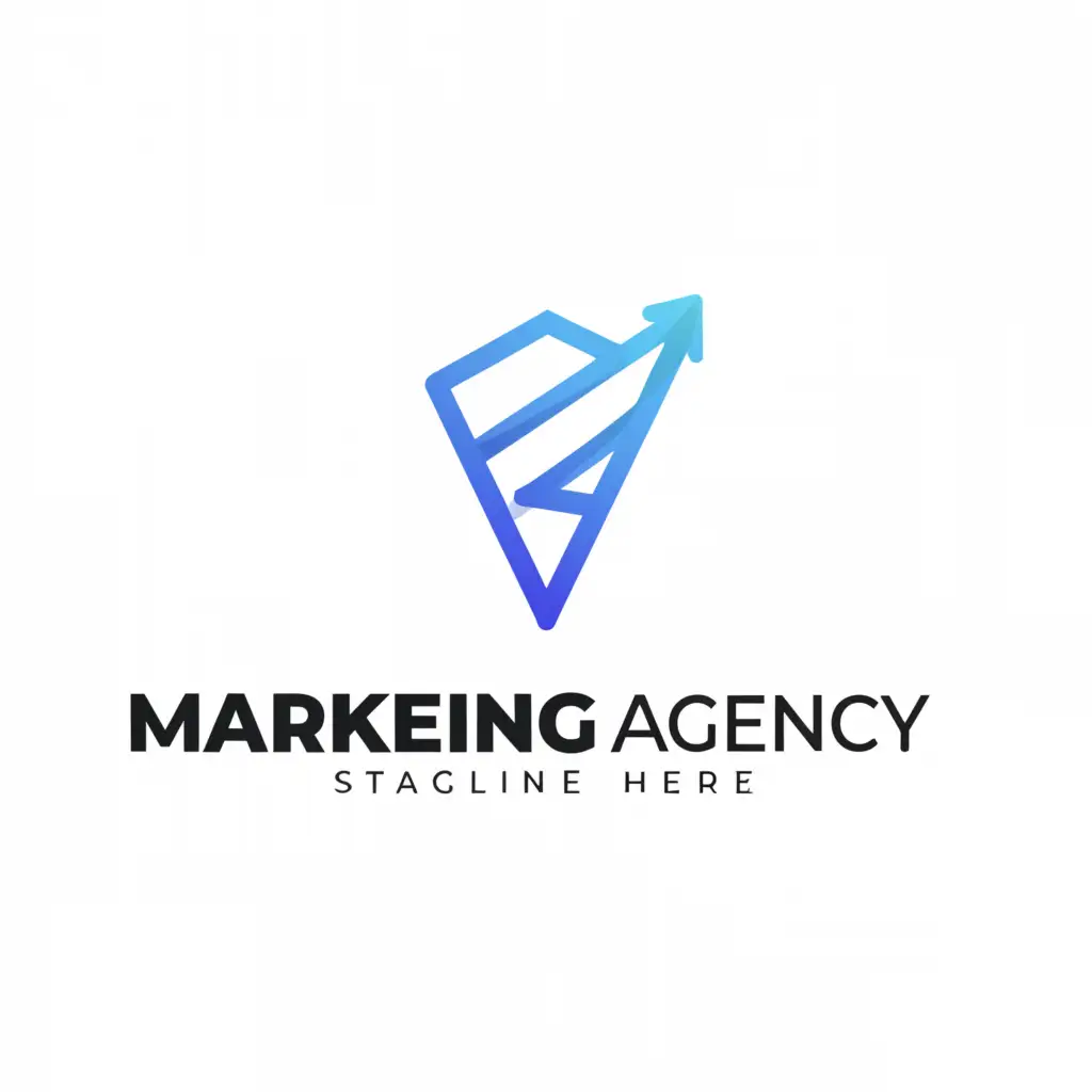 a logo design,with the text "marketing agency", main symbol:SH arrow,Moderate,be used in Internet industry,clear background