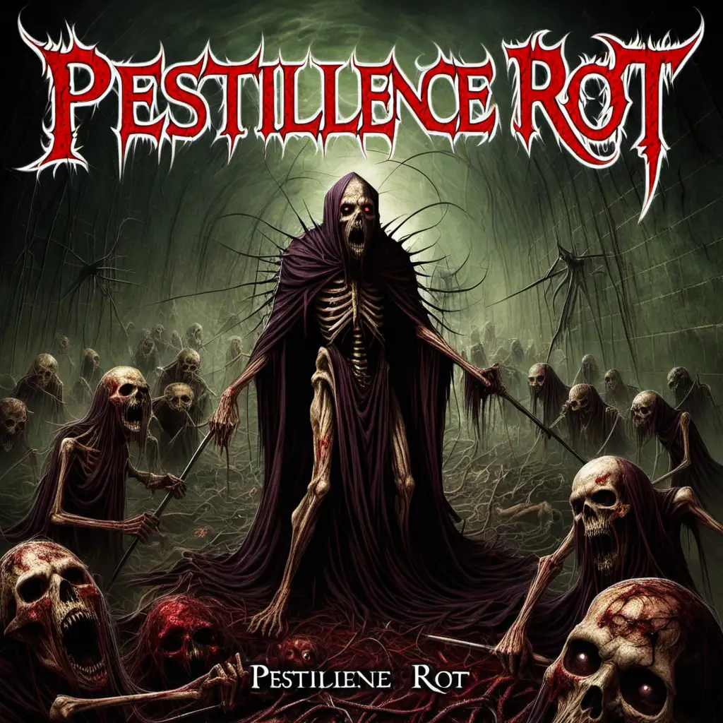 Decay and Desolation Illustration of Pestilence and Rot