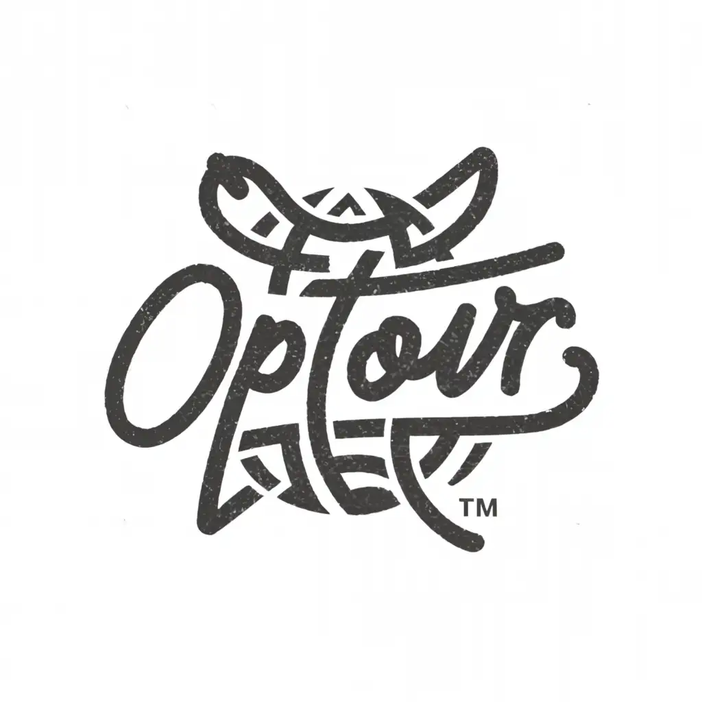 a logo design,with the text "Optour", main symbol:Tour the Traditions, Live the Adventure,Moderate,be used in Travel industry,clear background
