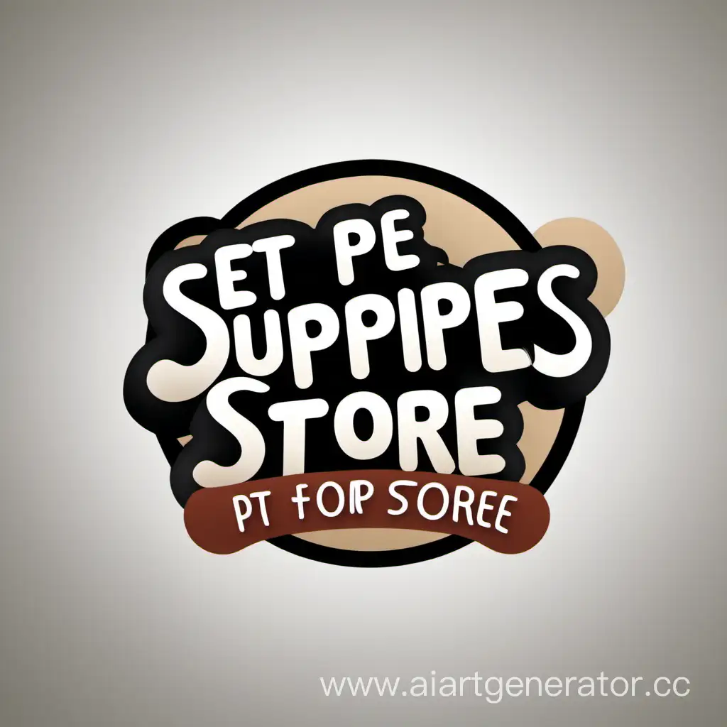 Logo for the application "Pet Supplies Store"