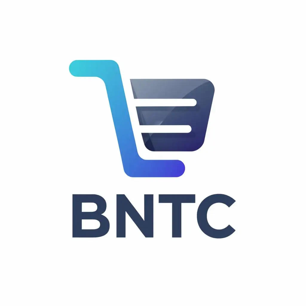 a logo design,with the text "Bntsc", main symbol:e-commerce,Moderate,be used in Technology industry,clear background