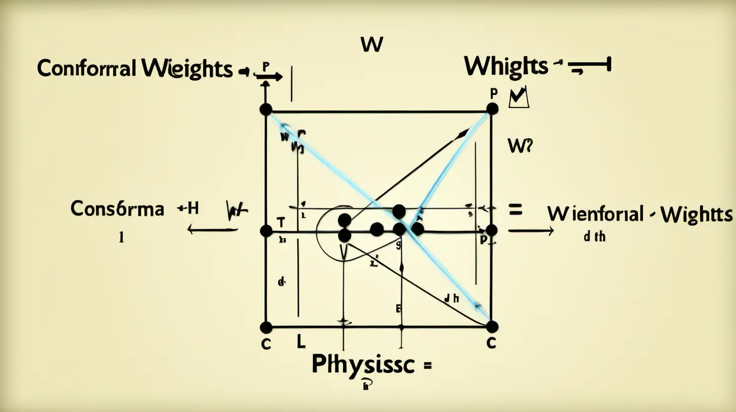 Exploring Conformal Weights in Physics Abstract Representation of Fundamental Concepts