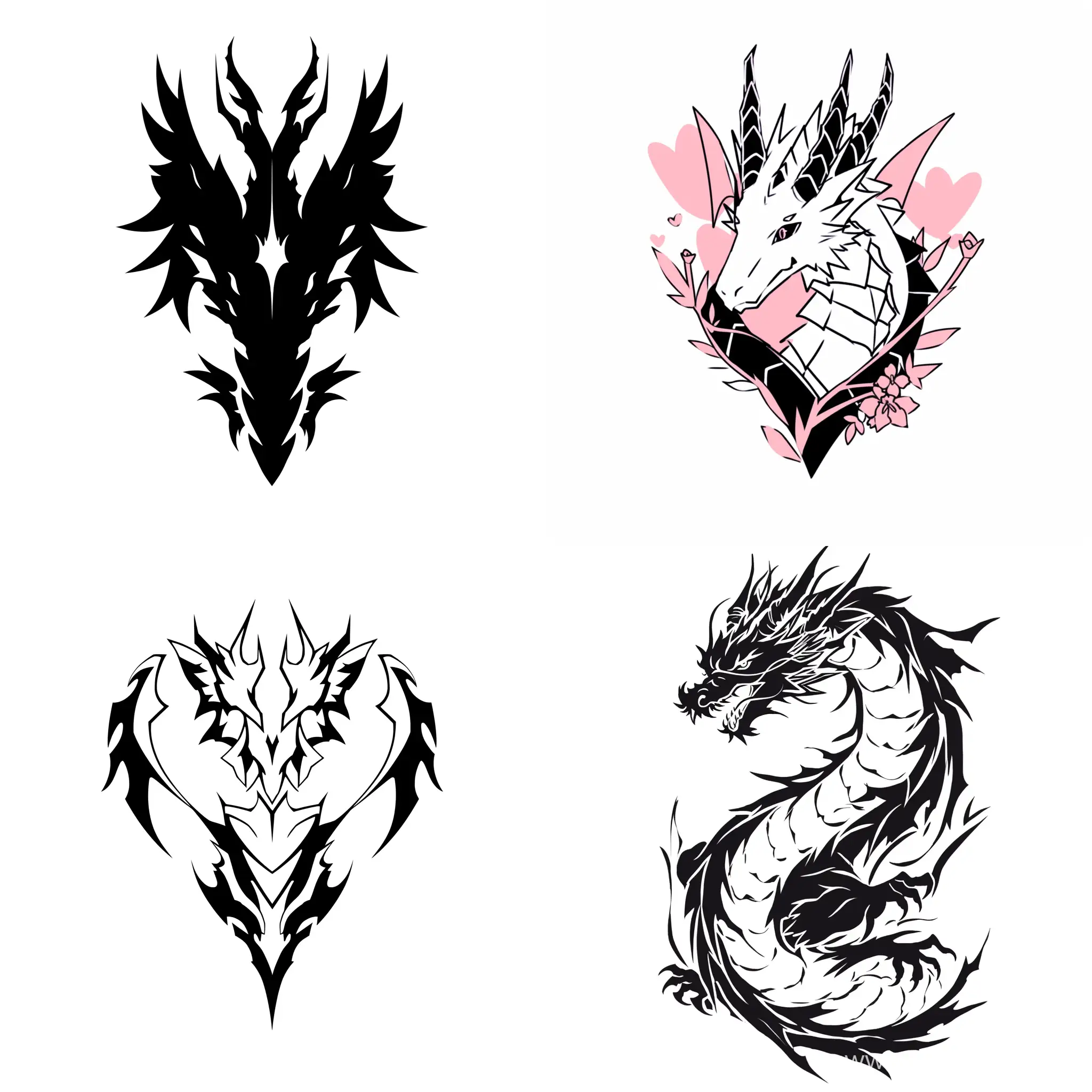 Elegant-Minimalist-Dragon-Logo-in-Single-Line-Art