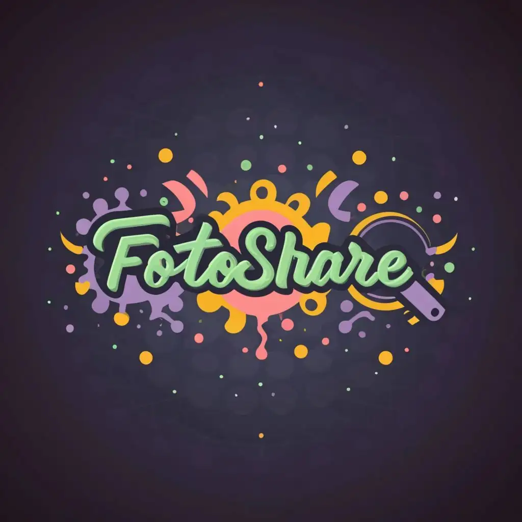 LOGO-Design-for-fotoshareLIVE-Playful-Image-Sharing-with-Vibrant-Typography