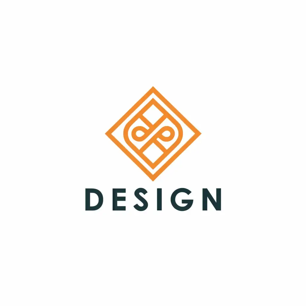 a logo design,with the text "Design", main symbol:lines,Minimalistic,be used in Education industry,clear background