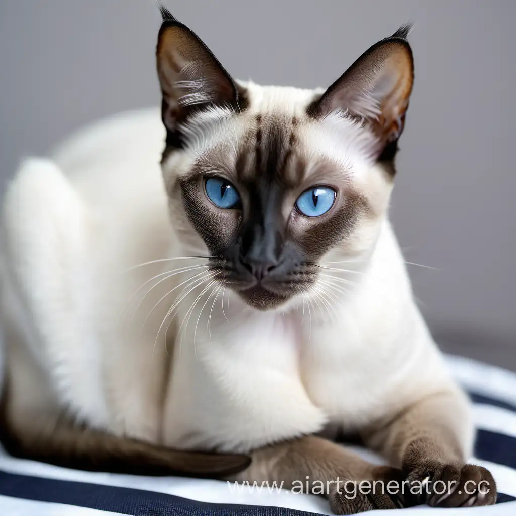 Cheerful-White-Siamese-Cat-with-Gray-Stripes-Playful-Feline-Companion