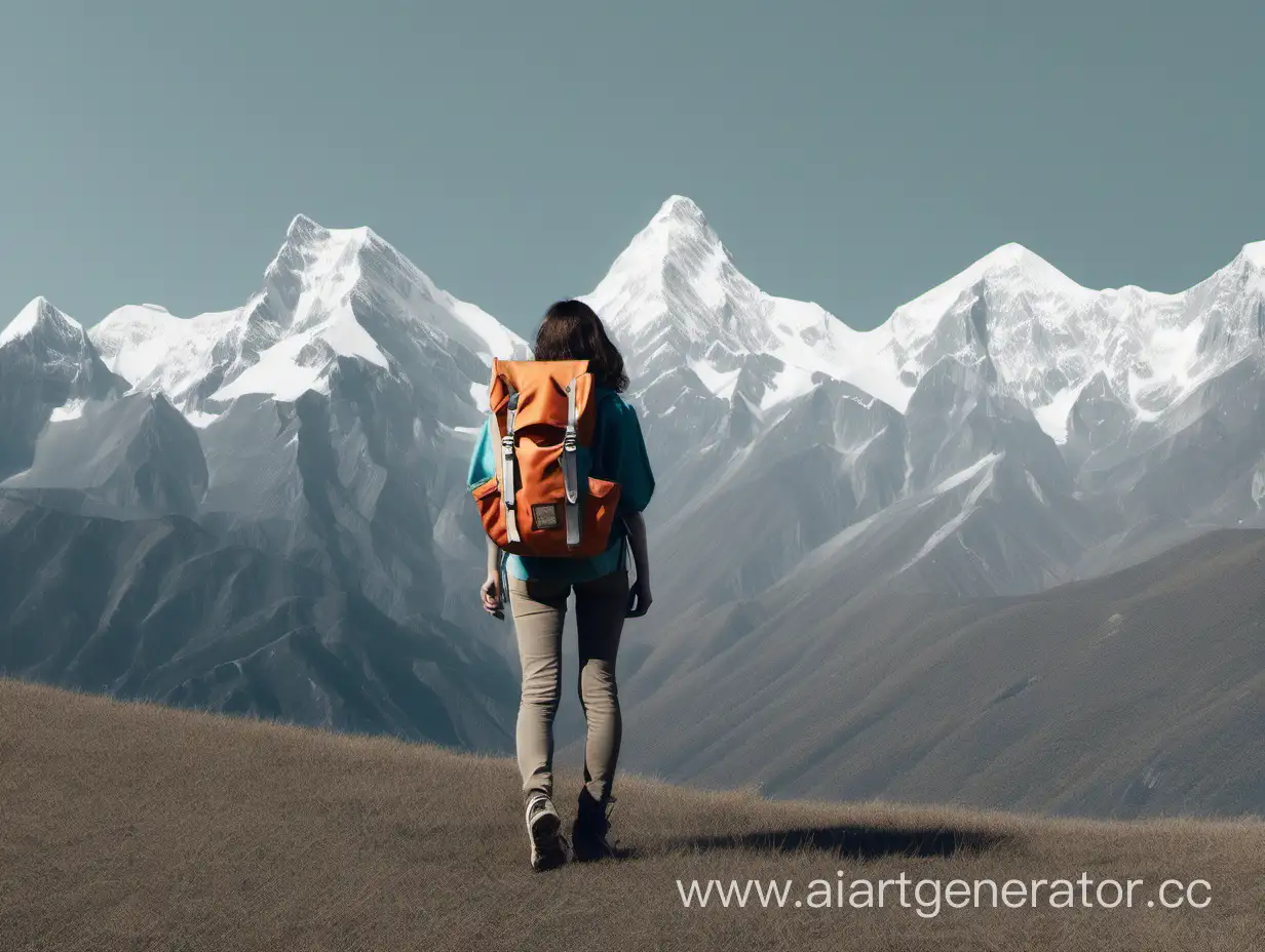 Minimalist-Girl-with-Backpack-Exploring-Mountains-with-a-Compass