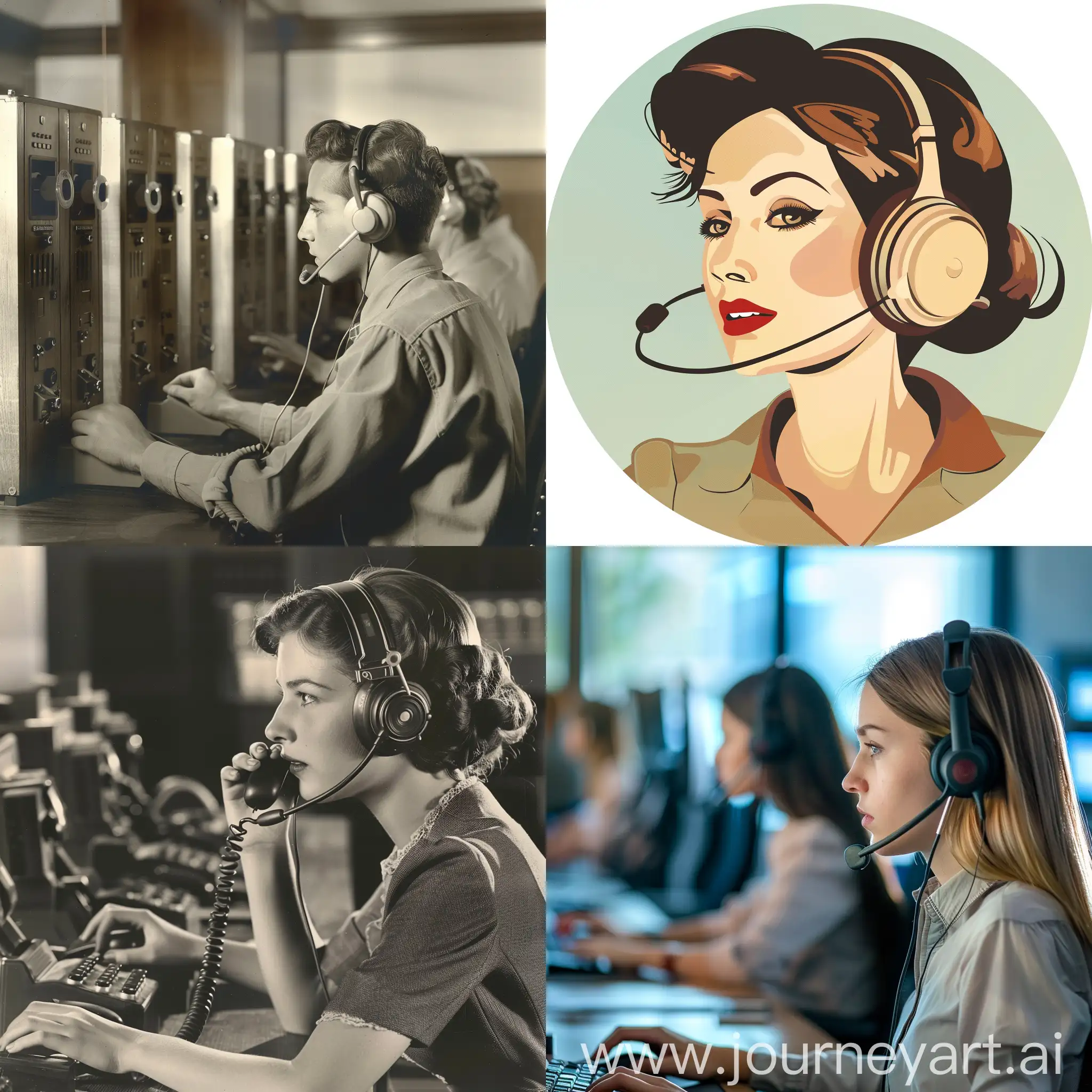 Retro-Customer-Call-Center-with-Advanced-Technology