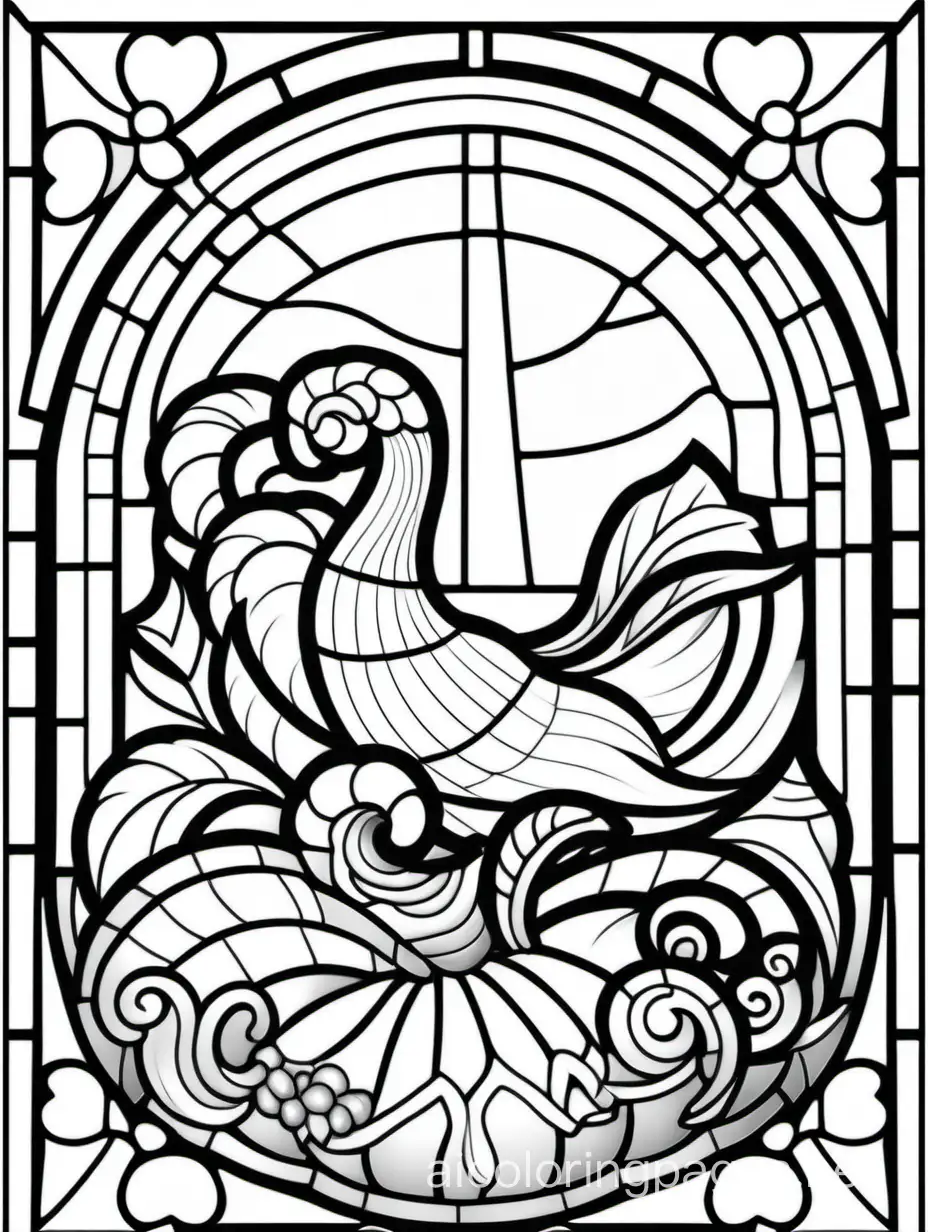 Cornucopia-Stained-Glass-Window-Coloring-Page-for-Kids