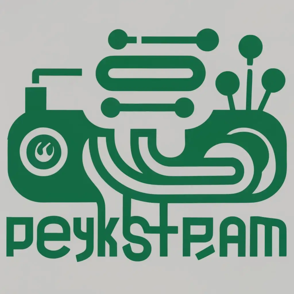 LOGO-Design-For-PeykStream-GamingInspired-Controller-with-Dynamic-Typography