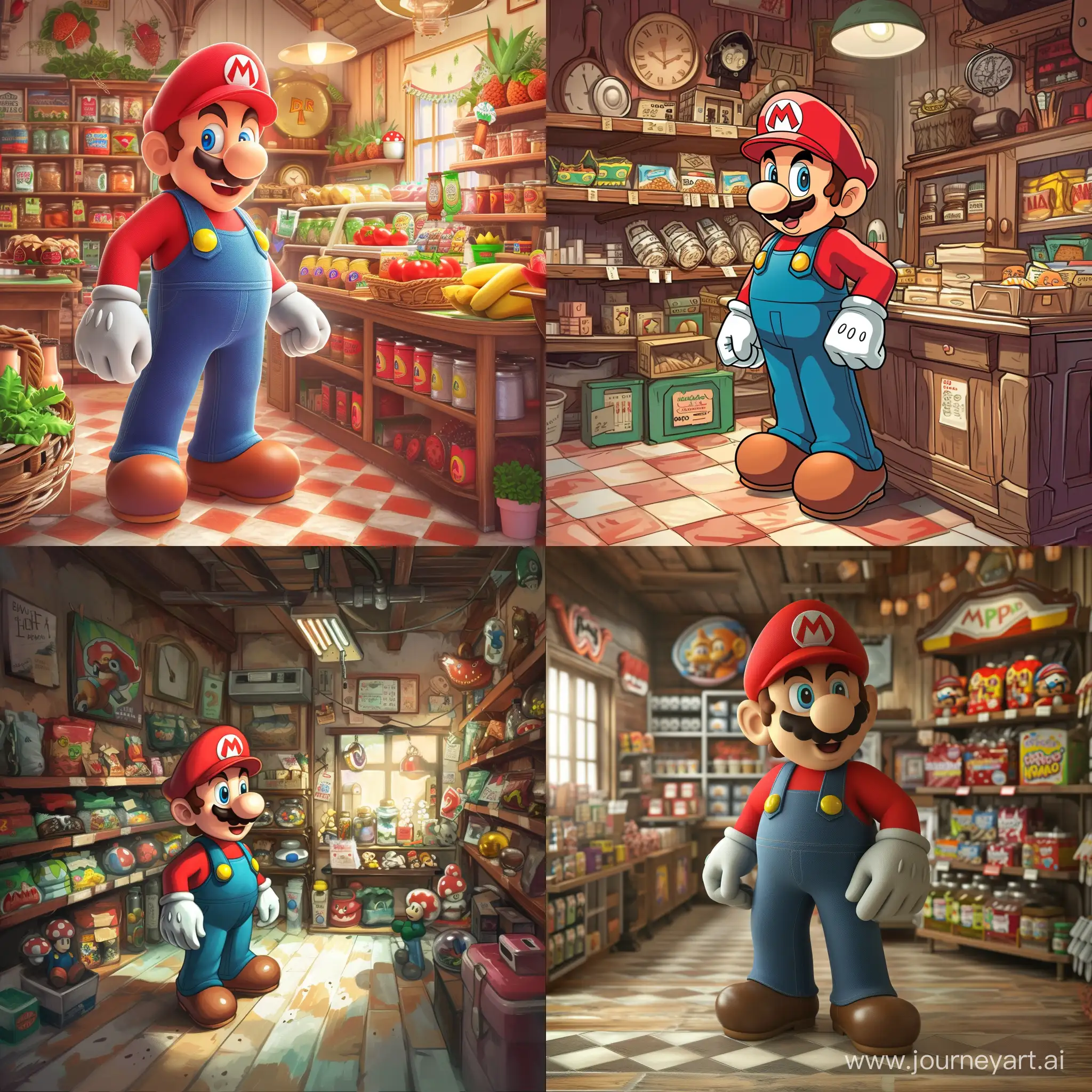 mario in his store