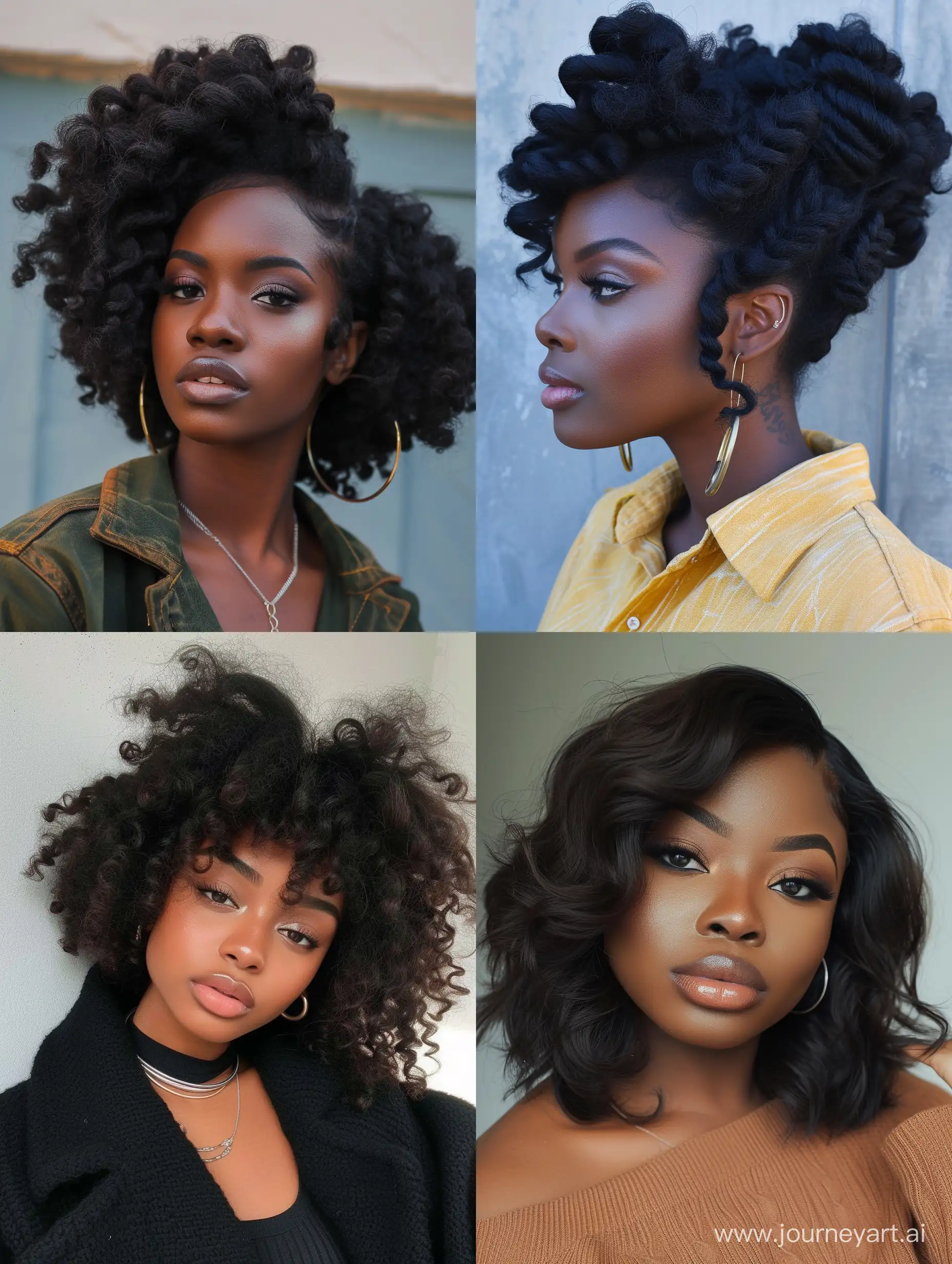 cute spring hairstyles for black women 2024