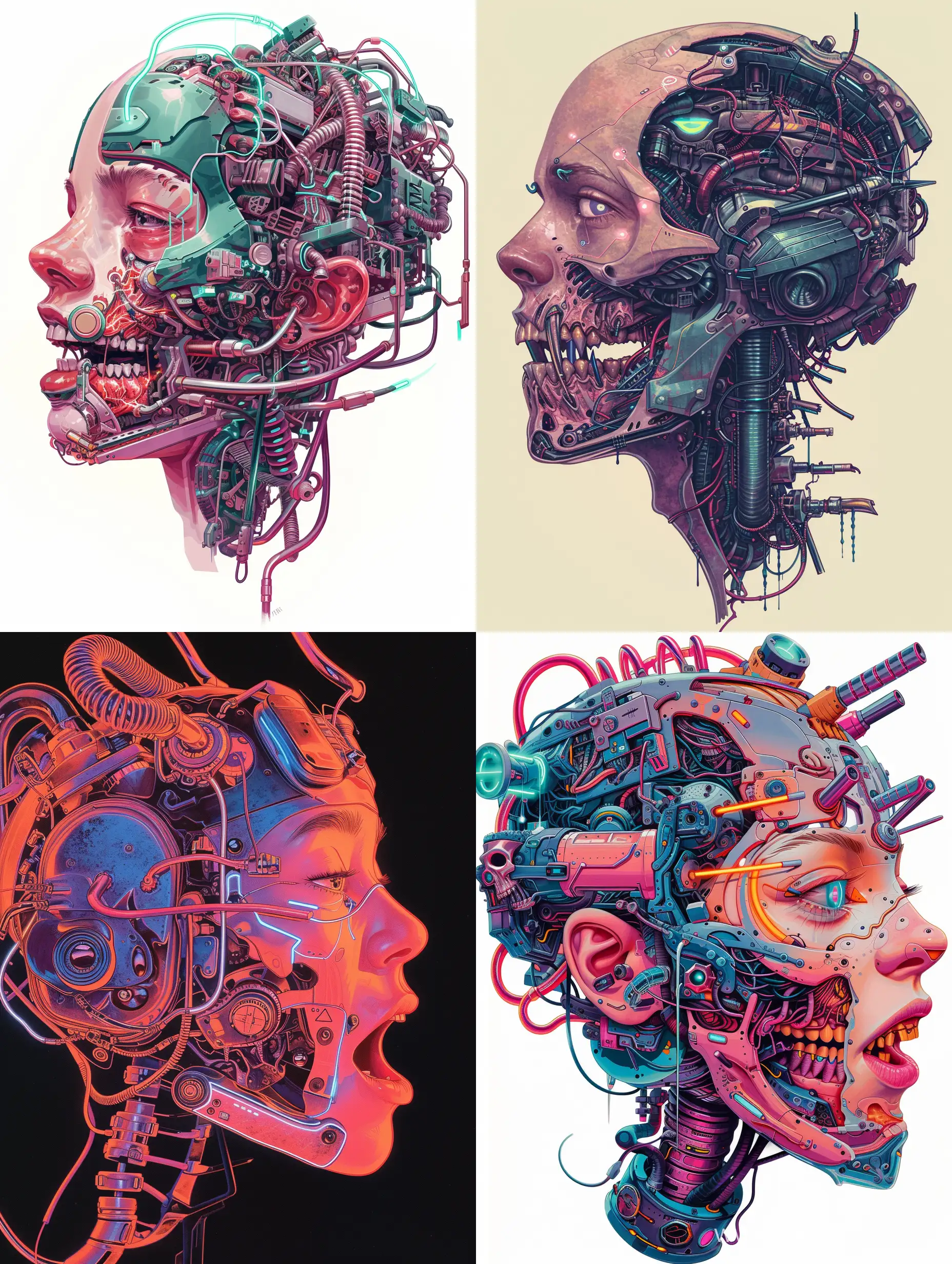 Futuristic-Cybernetic-Facial-Augmentations-and-Head-Implants-Artwork
