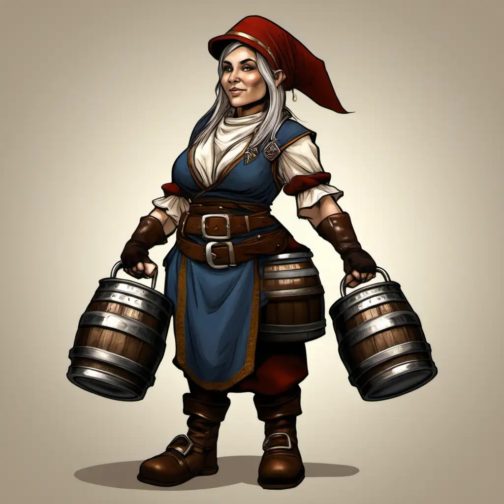 DND Gnome Brewer Romana with Charisma and Wisdom