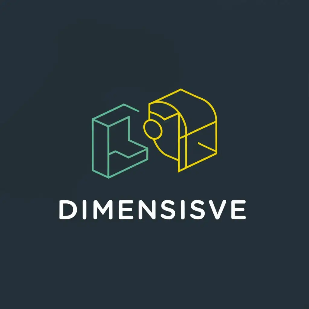 logo, engineering, with the text "dimensive", typography