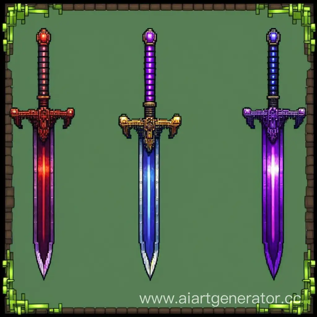 Sword for the game terraria