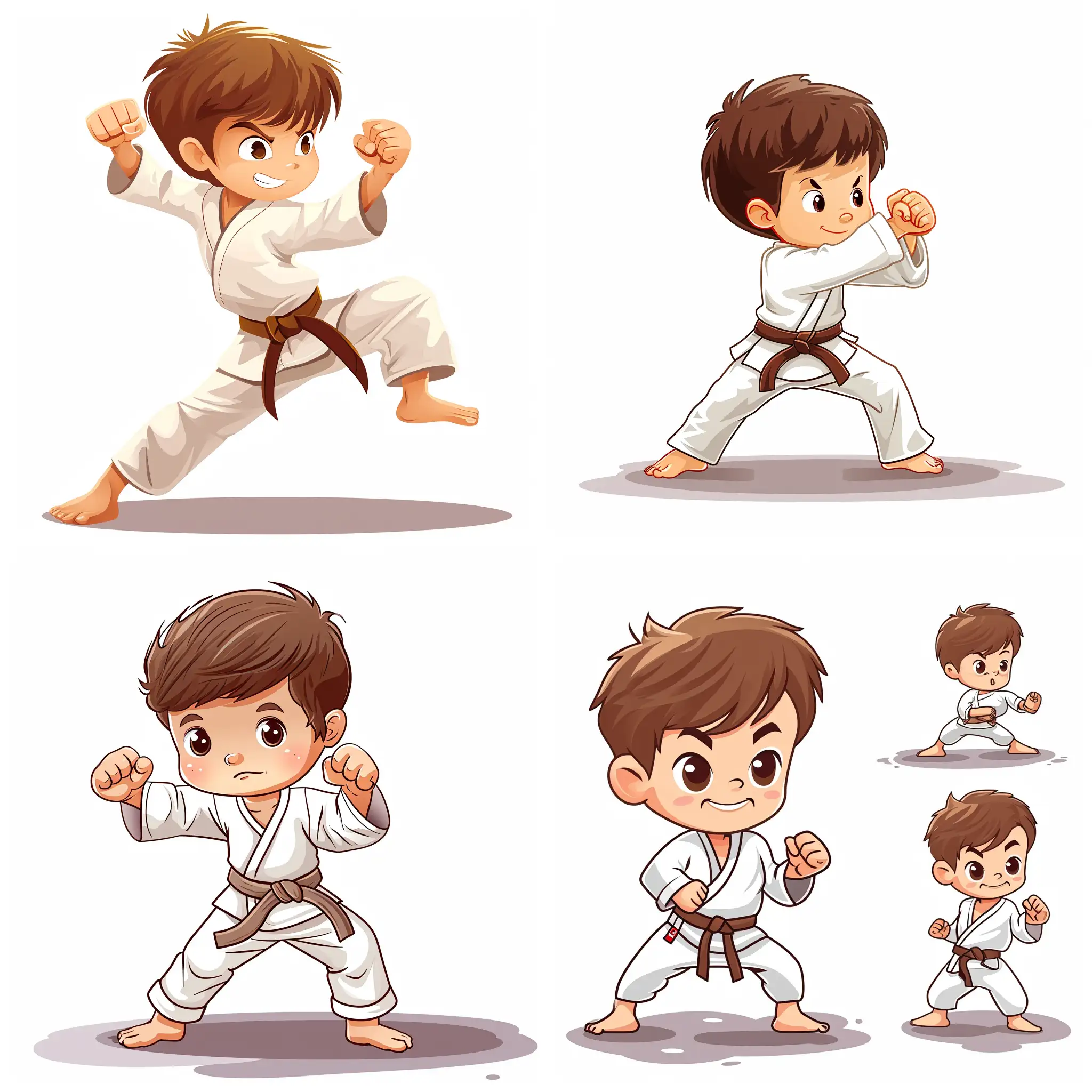 CartoonStyle-Karate-Boy-in-HighQuality-Detail
