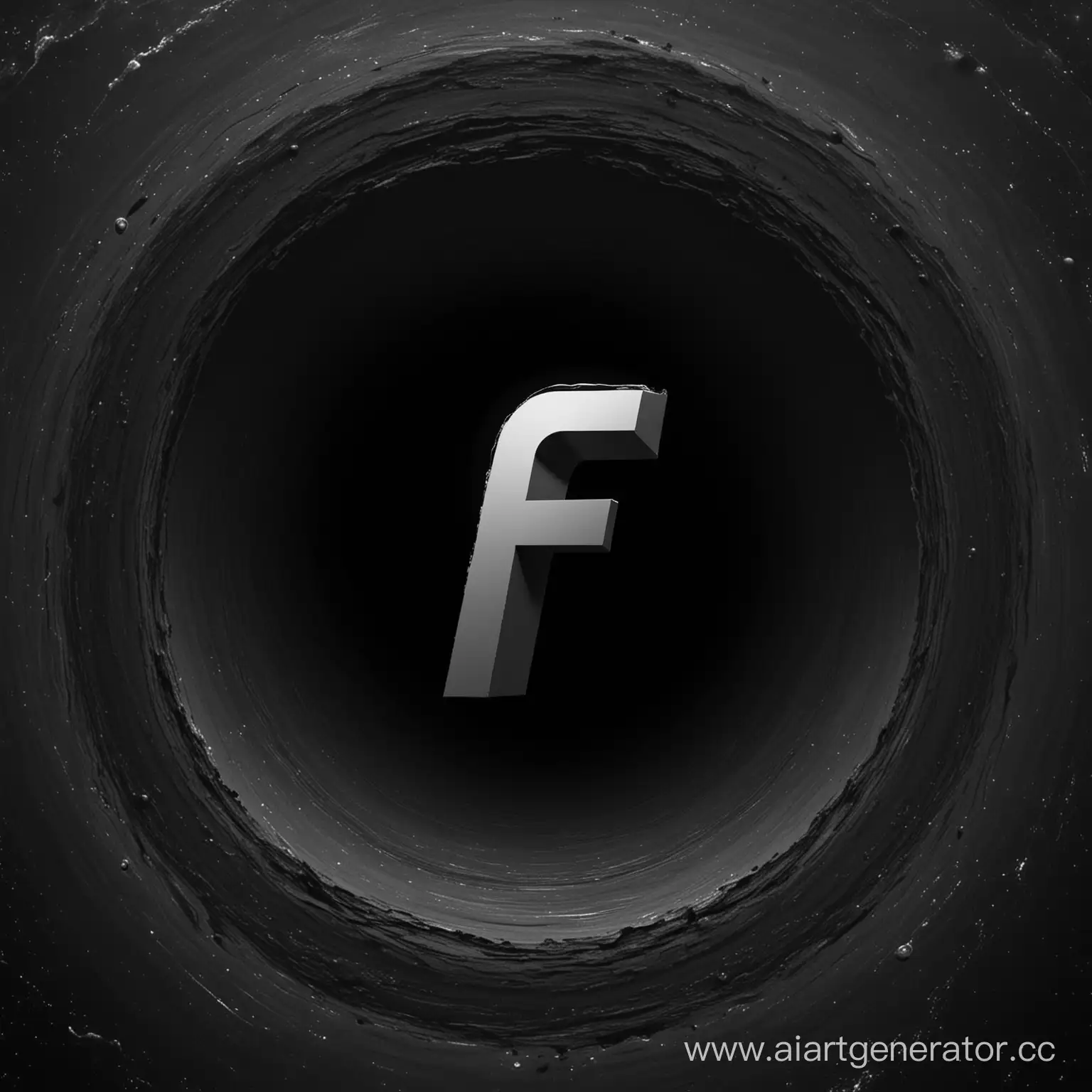 F-Letter-Silhouetted-Against-Enigmatic-Black-Hole