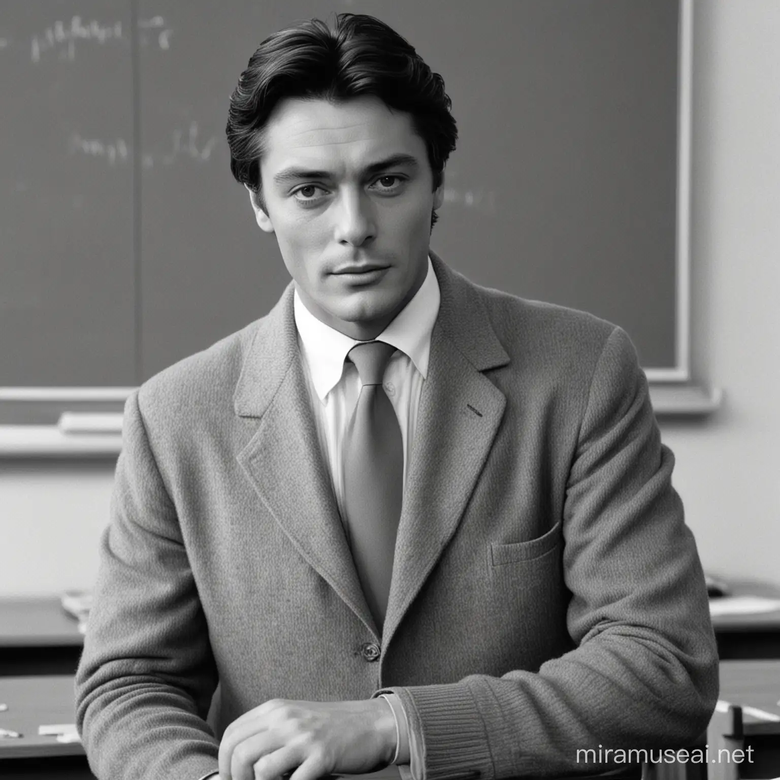 Alain Delon French Teacher at University Lecturing