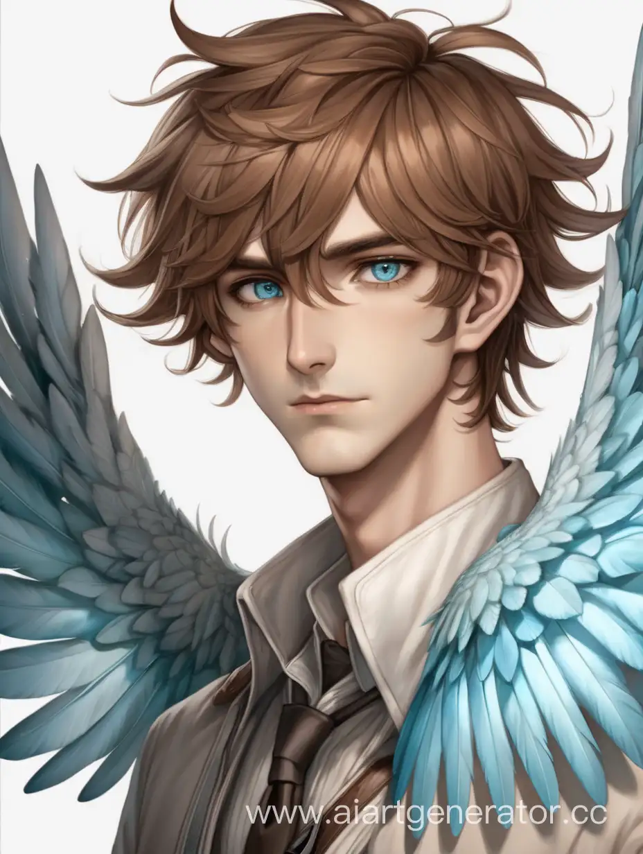 Enigmatic-Winged-Figure-with-Tousled-Chestnut-Hair-and-Piercing-Gray-Eyes