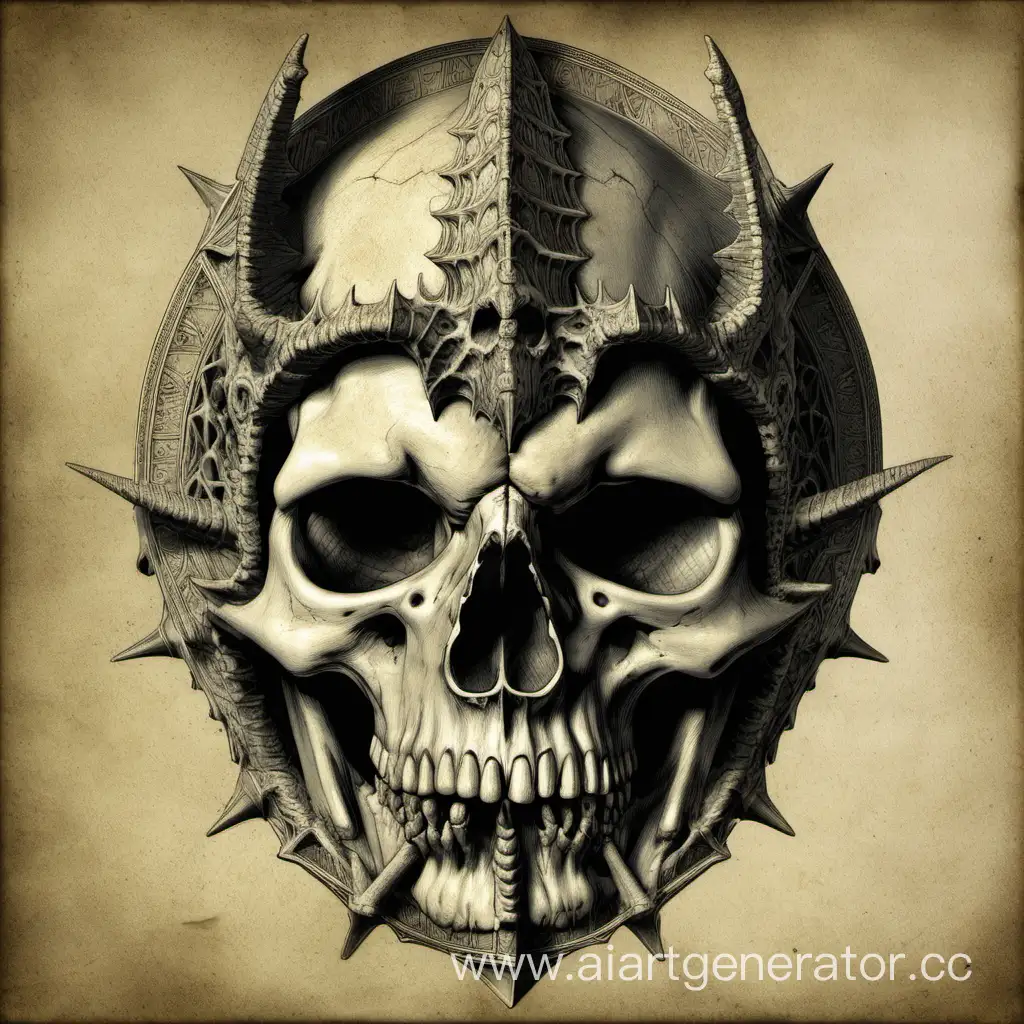 Mystical-Skull-of-Dagon-Unveiled-in-Enchanting-Display
