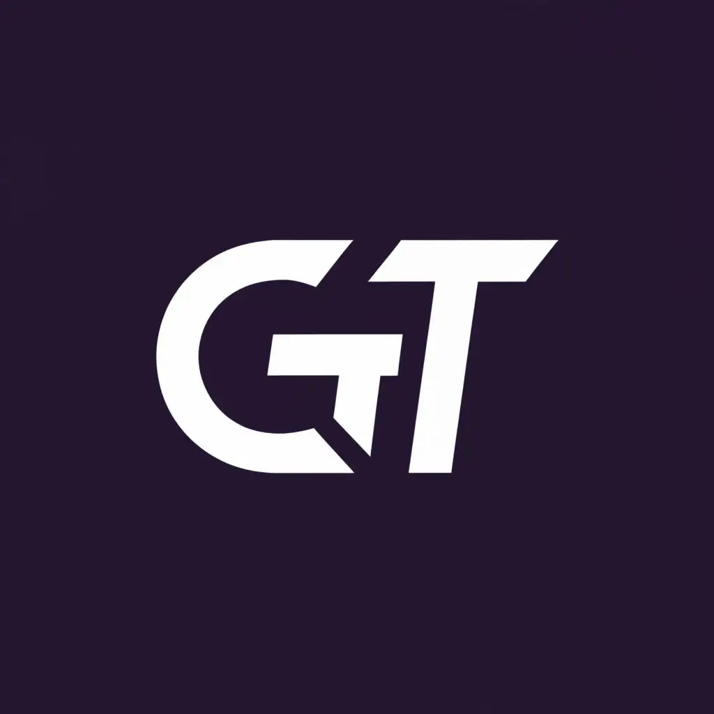 a logo design,with the text "G Tech", main symbol:G T,Minimalistic,be used in Technology industry,clear background