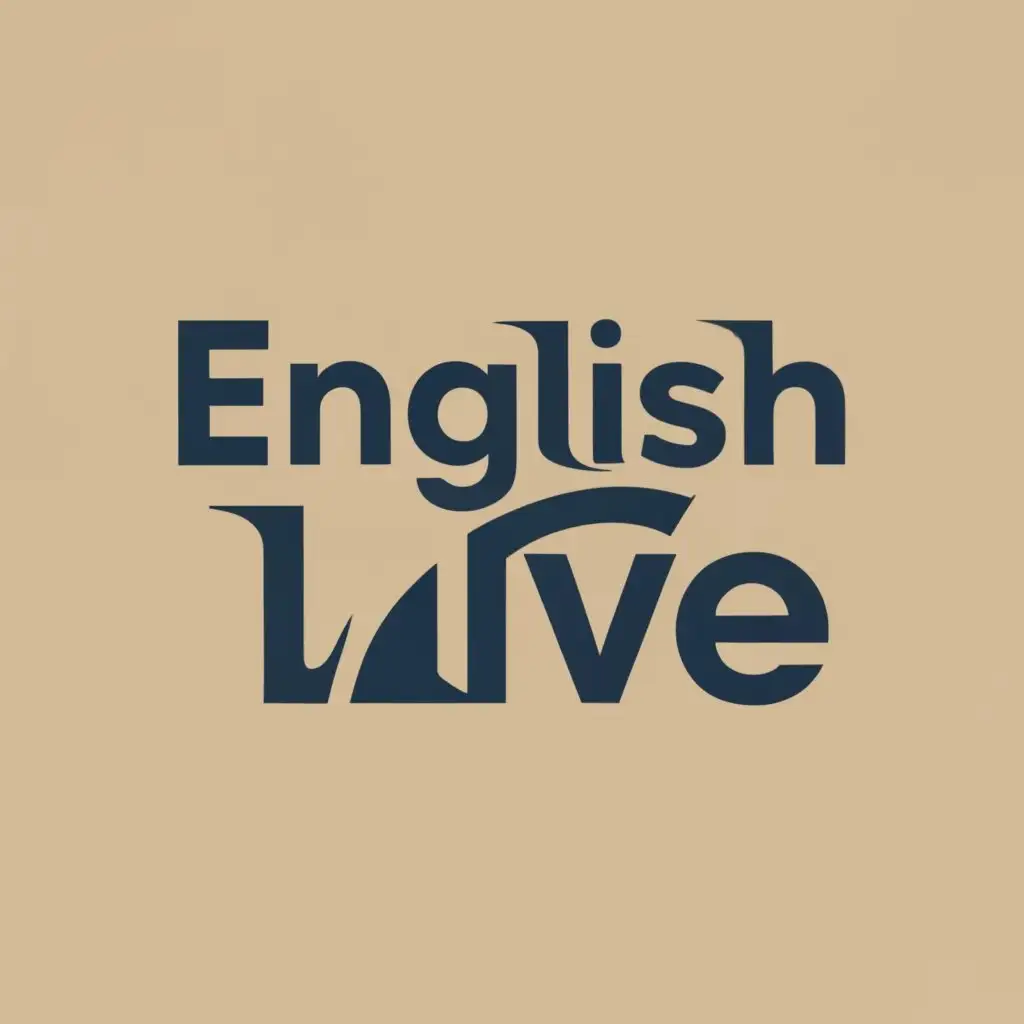 logo, LOGO, with the text "BUSINES ENGLISH LIVE", typography, be used in Education industry