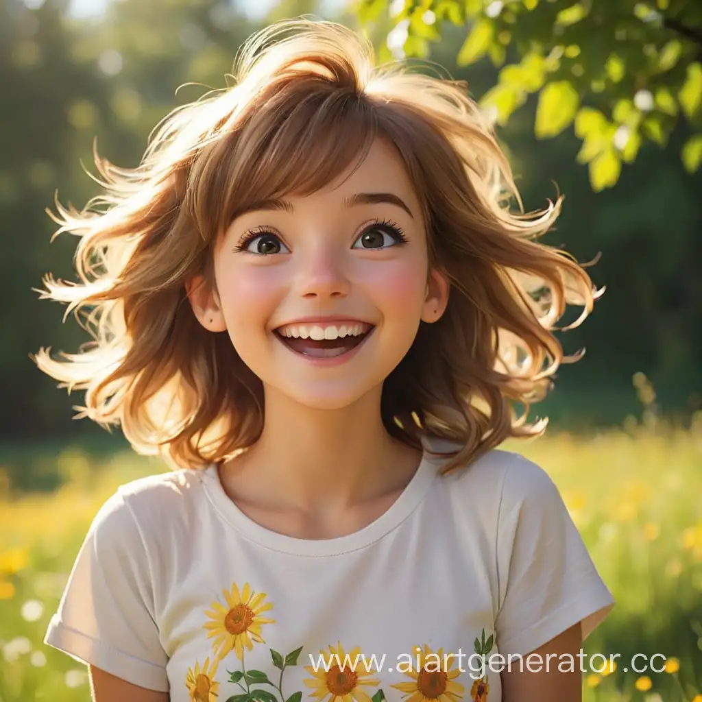 Cheerful-Girl-Enjoying-Sunny-Day-Outdoors