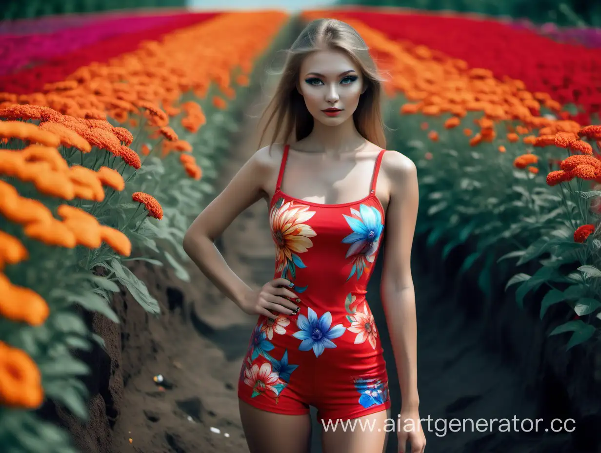 Russian-Beauty-in-Vibrant-Floral-Attire-amidst-a-Sea-of-Flowers