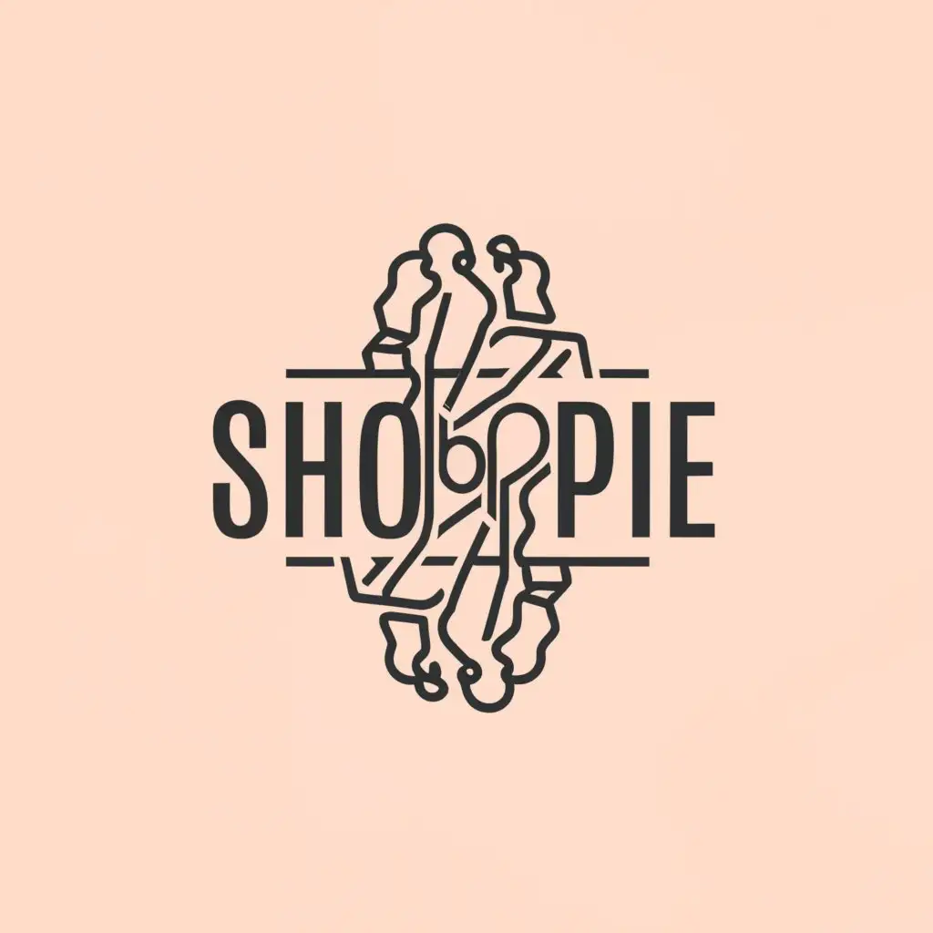 LOGO-Design-For-Shoppie-Chic-Shopping-Bags-Women-Silhouettes-on-Clean-Background