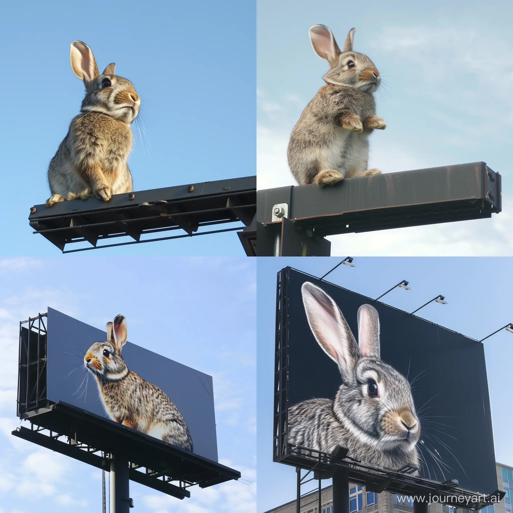 rabbit billboard