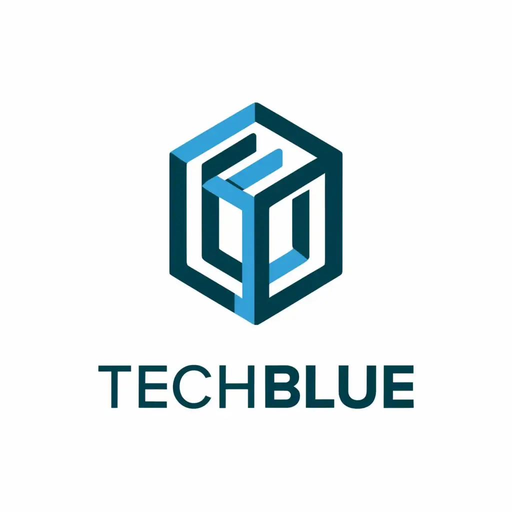 a logo design,with the text 'TechBLUE', main symbol:Construction,Moderate,be used in Construction industry,clear background